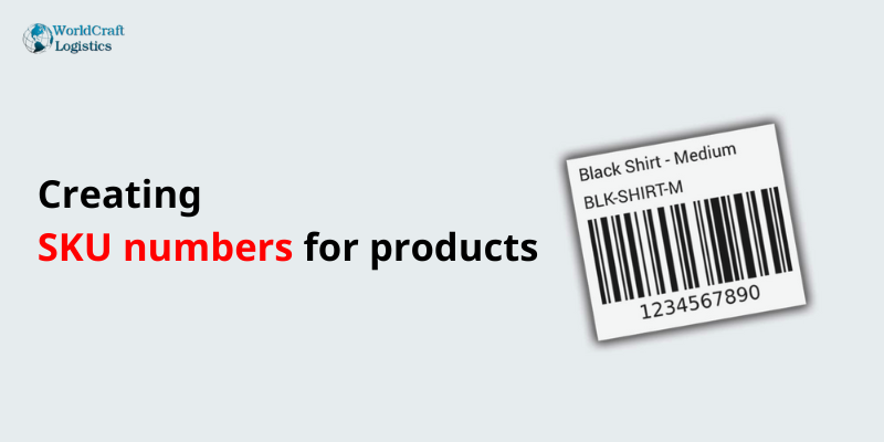 Instructions for creating SKU numbers for products