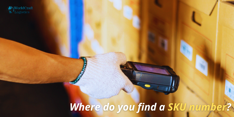 Where do you find a SKU number?