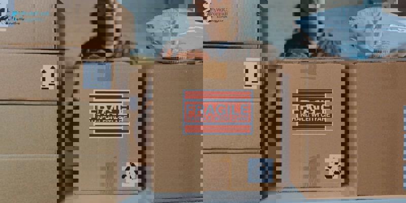 Process of transporting fragile items to customers