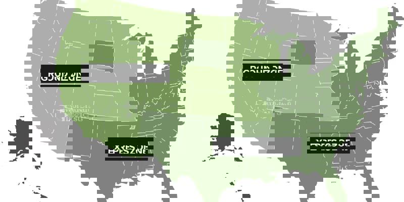 Shipping Zones via Carrier