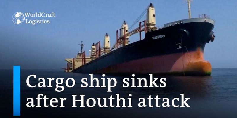 Cargo ship with 41000 tons of fertilizer sinks