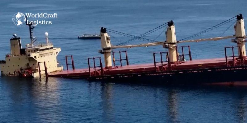 Fertilizer Ship Attacked by Houthis Last Month Sinks in Red Sea