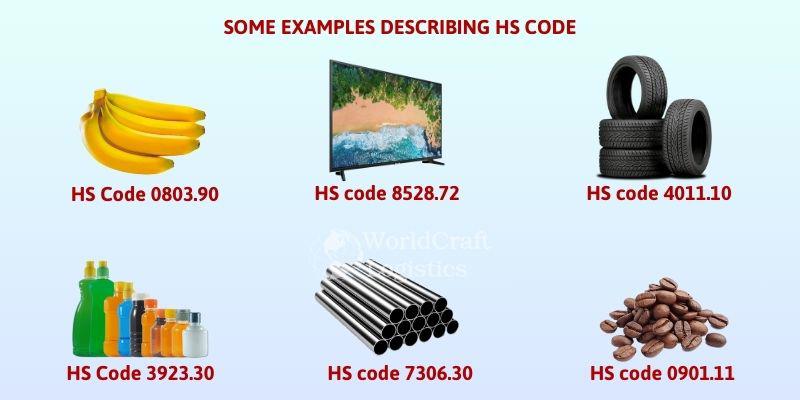 Some examples describing HS Code