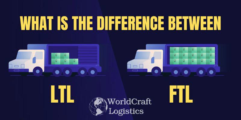 What is the difference between LTL and FTL shipping?