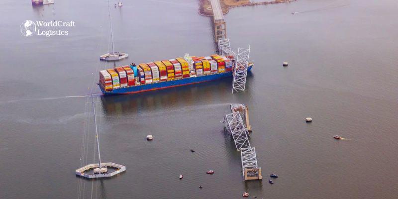 Baltimore bridge collapses after containership collision
