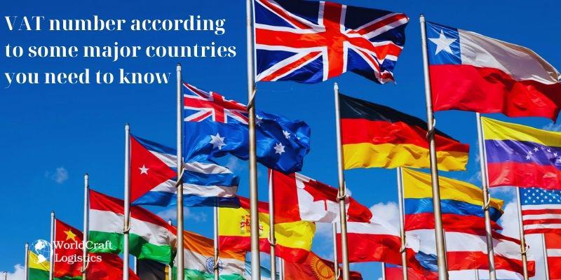 VAT number according to some major countries you need to know