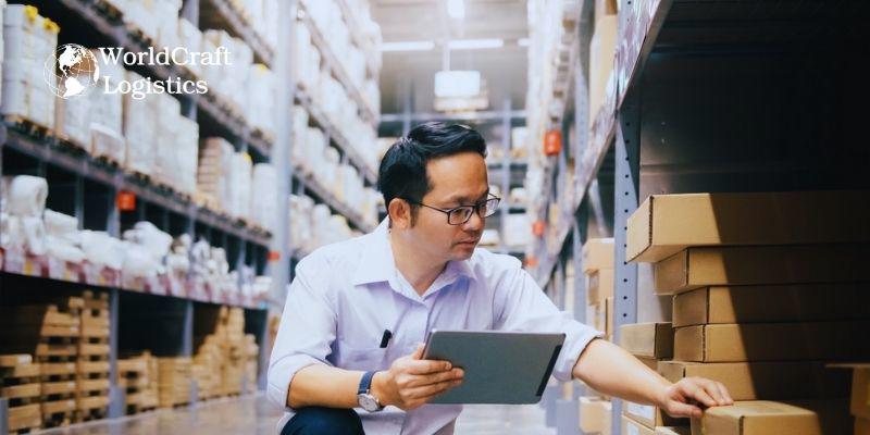 Consolidation process stages of warehouse