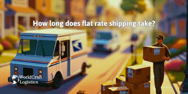 How long does flat rate shipping take?