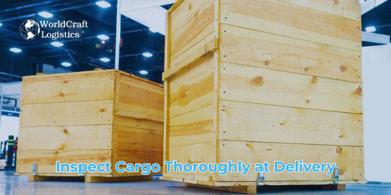Tip 3 - Inspect Cargo Thoroughly at Delivery