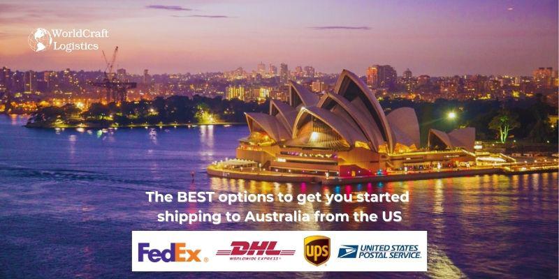 Some of the BEST options to get you started shipping to Australia from USA