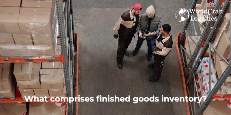 What comprises finished goods inventory?
