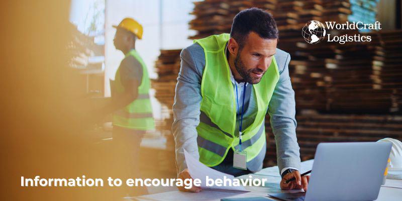 Information to encourage behavior