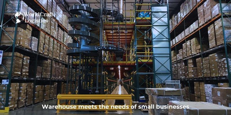 Warehouse meets the needs of small businesses