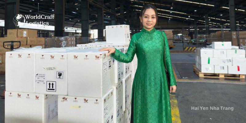 Hai Yen Nha Trang exports products to France - warehouse