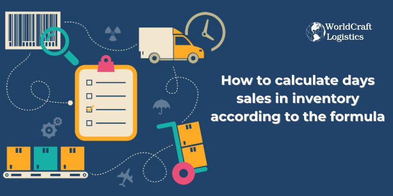 How to calculate days sales in inventory according to the formula