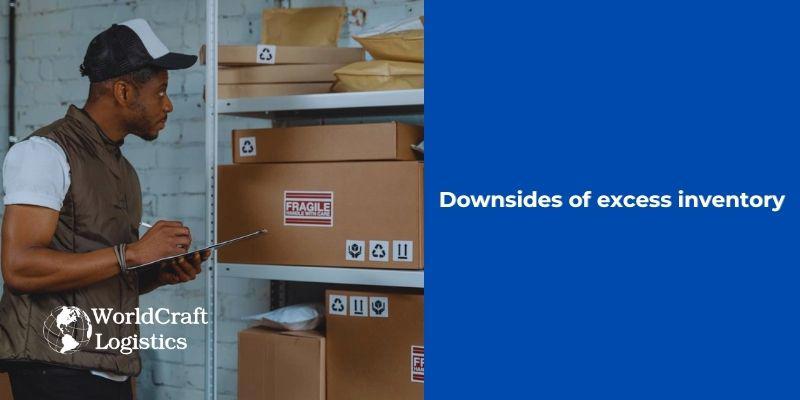 Downsides of excess inventory