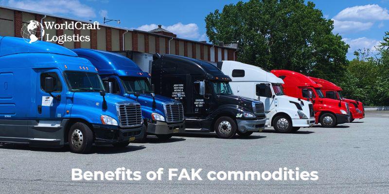 Benefits of FAK commodities