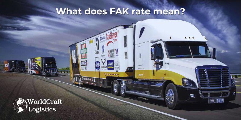 What does FAK rate mean?