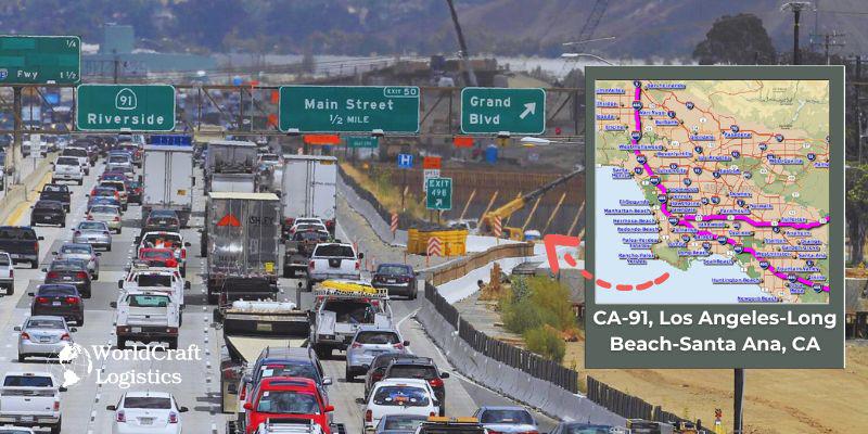 CA-91, Los Angeles-Long Beach-Santa Ana, CA