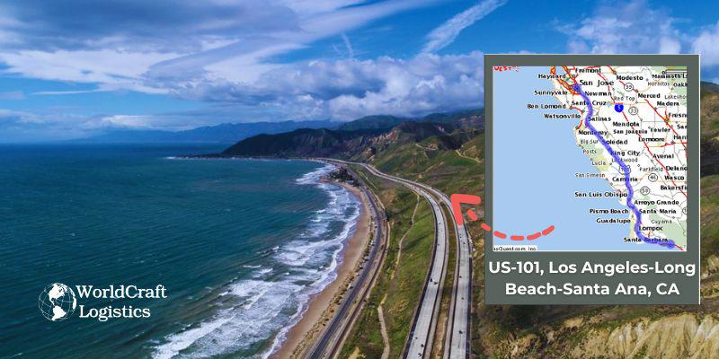 US-101, Los Angeles-Long Beach-Santa Ana, CA
