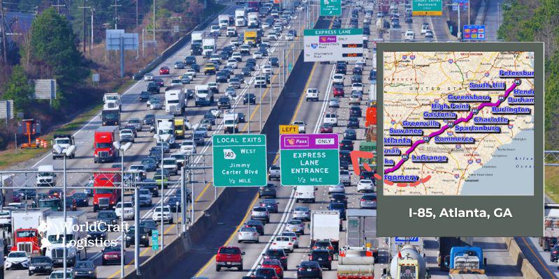 I-85, Atlanta, GA