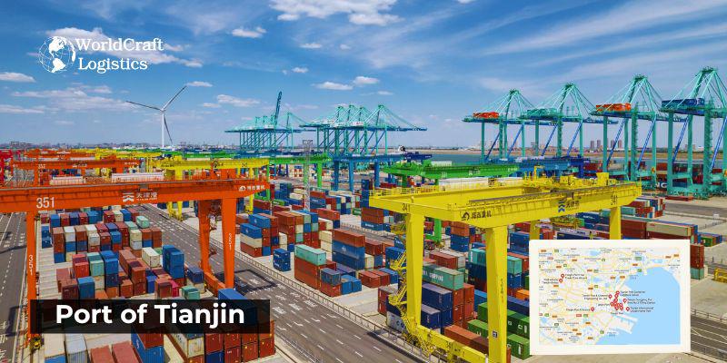 Port of Tianjin China