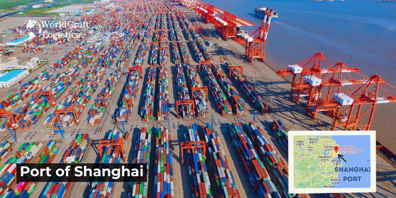 Port of Shanghai China