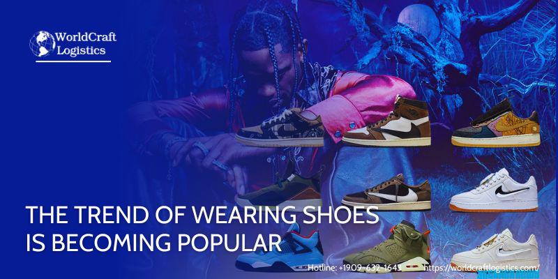 The trend of wearing shoes is becoming popular