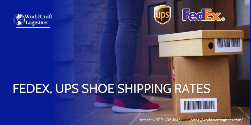 FedEx, UPS Shoe Shipping Rates