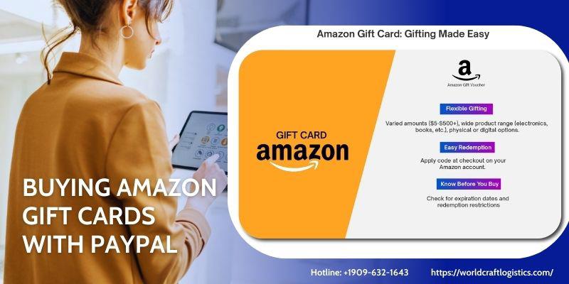 Buying Amazon Gift Cards with PayPal