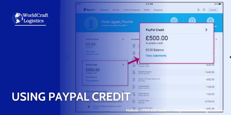  Using PayPal Credit 