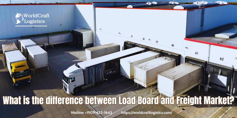 What is the difference between Load Board and Freight Market?