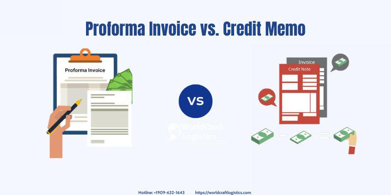 Proforma Invoice vs. Credit Memo