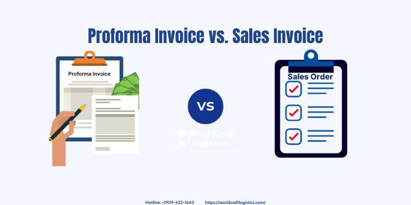 Proforma Invoice vs. Sales Invoice