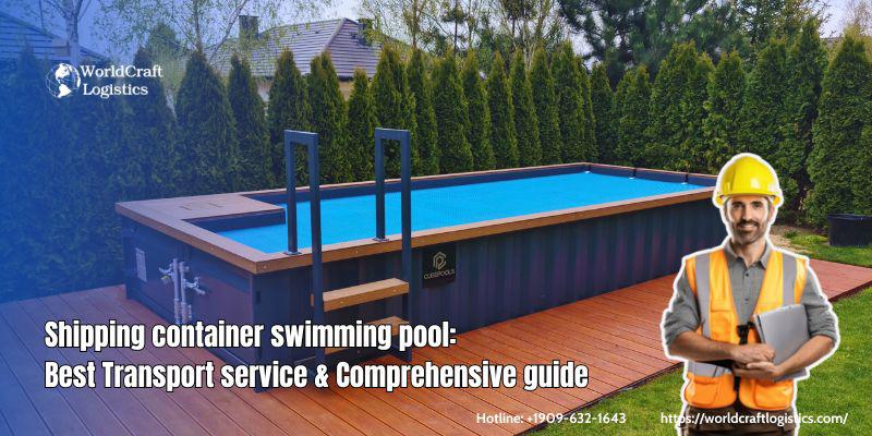 Shipping container swimming pool: Transport Modular Home Service