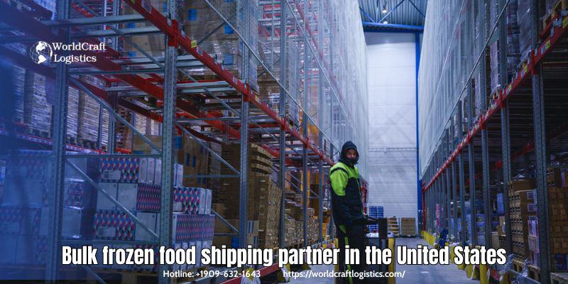 Bulk frozen food shipping partner in the United States