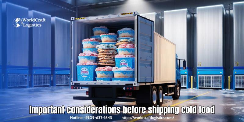 Important considerations before shipping cold food