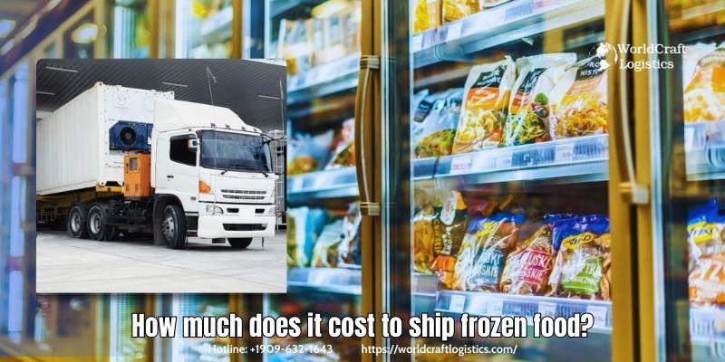 How much does it cost to ship frozen food?