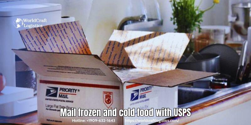 Mail frozen and cold food with USPS