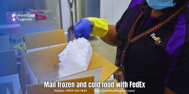 Mail frozen and cold food with FedEx