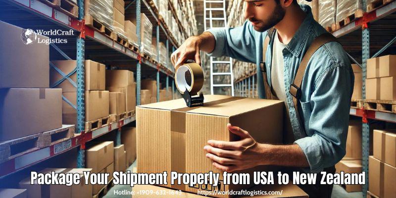 Package Your Shipment Properly from USA to New Zealand