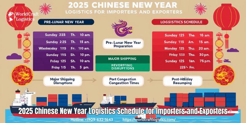 2025 Chinese New Year Logistics Schedule for Importers and Exporters