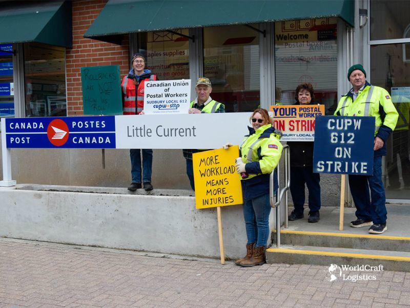 Canada Post Strike Images: A Glimpse Into Shipping Challenges