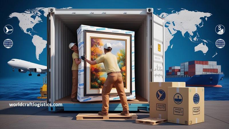 Ship a painting or artwork in bulk internationally with Worldcraft Logistics
