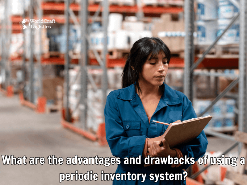 What are the advantages and drawbacks of using a periodic inventory system?
