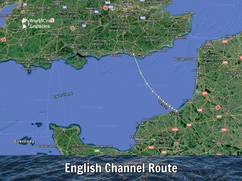 English Channel Route