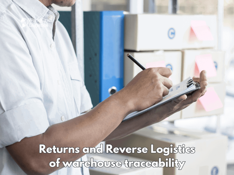Returns and Reverse Logistics of warehouse traceability