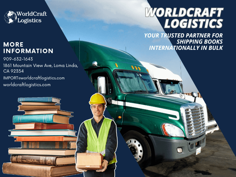 Worldcraft Logistics - Your Trusted Partner for Shipping Books Internationally in Bulk