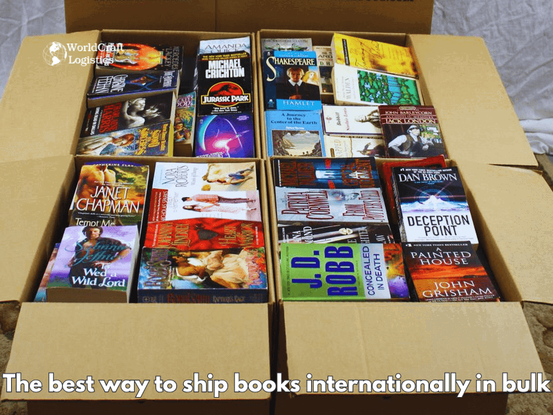 The best way to ship books internationally in bulk
