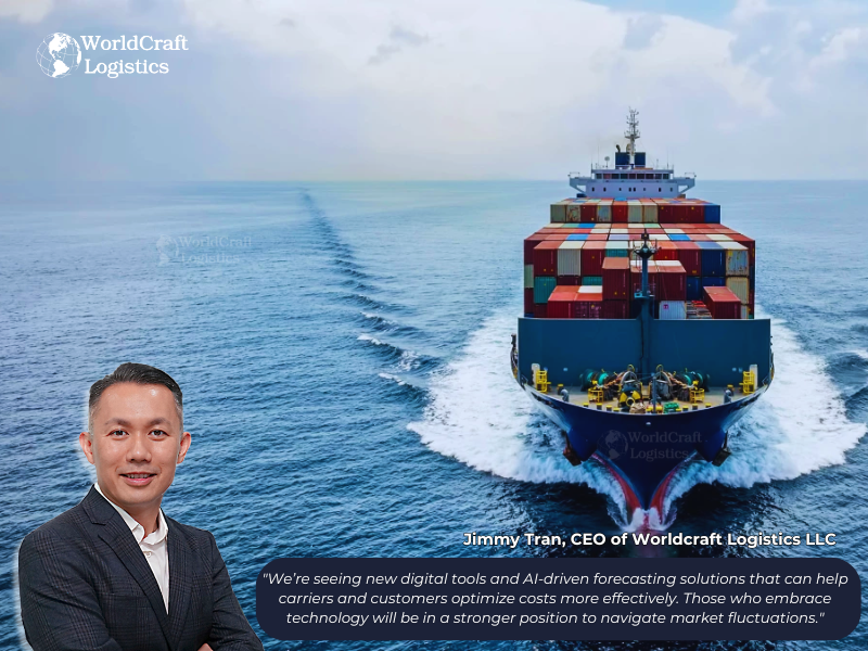 Jimmy Tran, CEO of Worldcraft Logistics LLC, offered a more balanced view